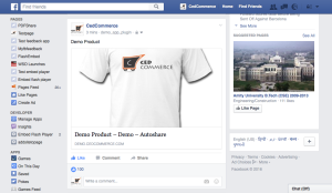Facebook Share Product