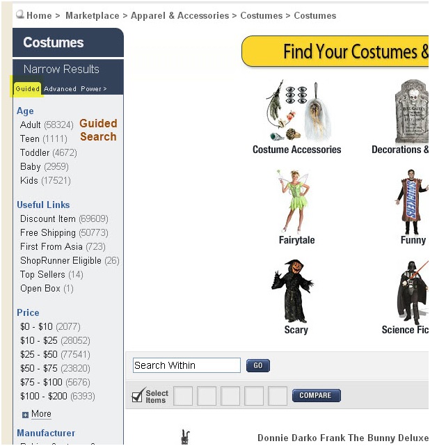 Costume Content Optimization Guidelines of Newegg.com
