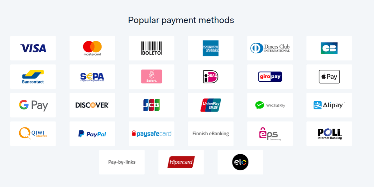 payment methods in grocery