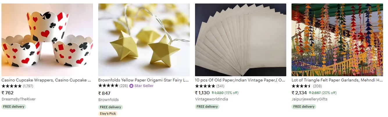 top selling items on etsy paper and craft supplies