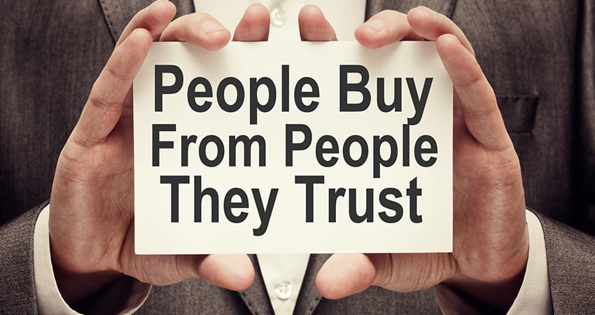 customer trust is vital