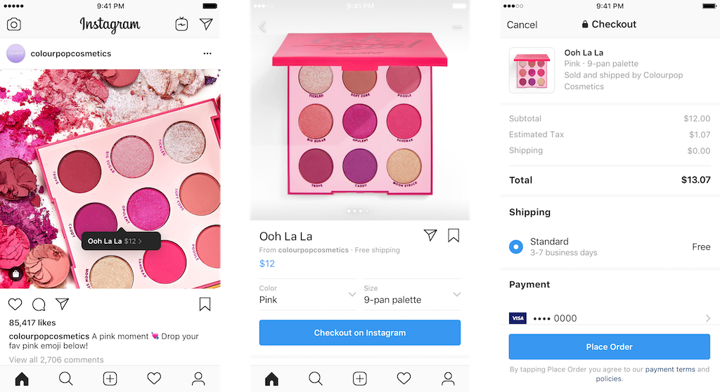 sell more with Instagram Checkout