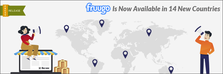 Fruugo marketplace is now available in 14 new countries