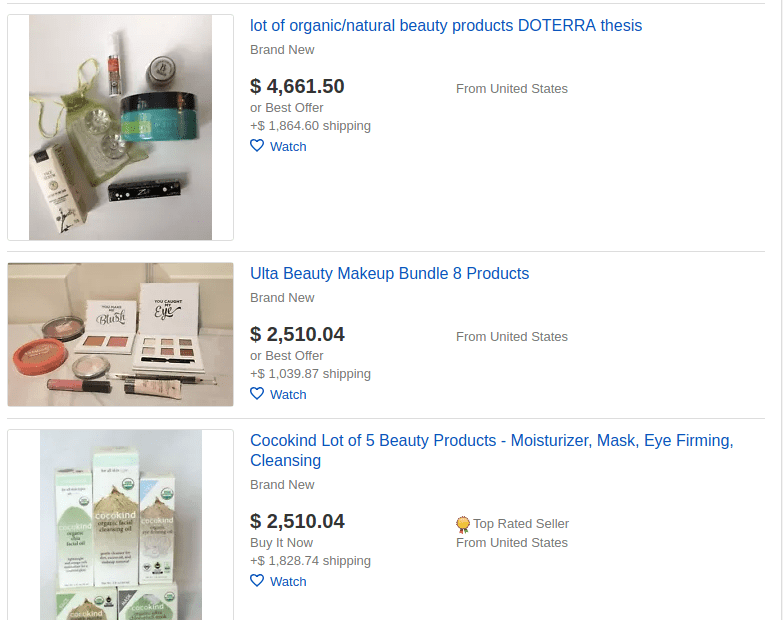 ebay best selling items-beauty products