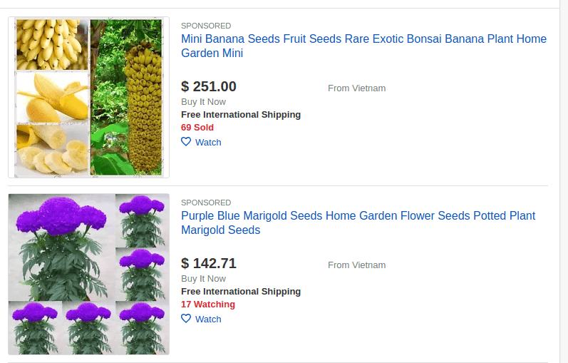 ebay best selling items- gardening