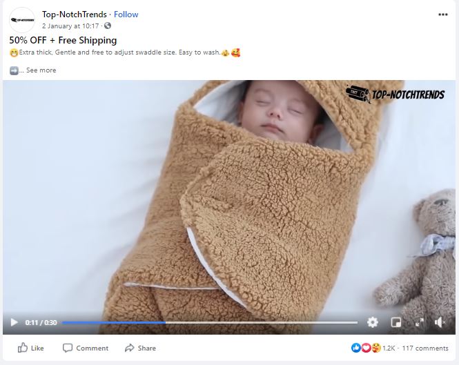 trending product on facebook
