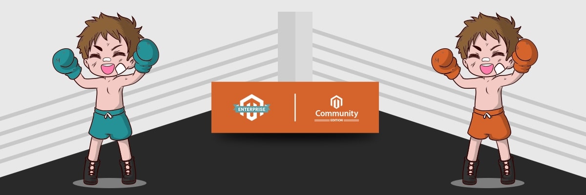 Enterprise edition vs Community edition (Magento Opensource) banner