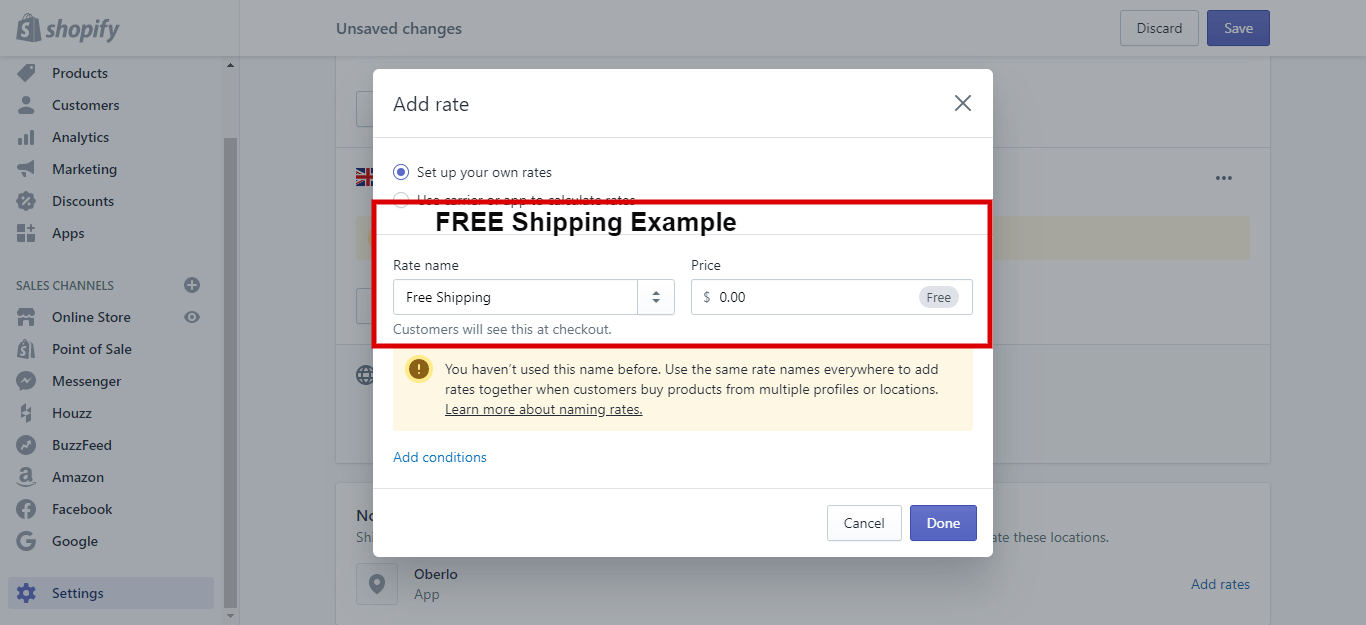 shopify shipping guide