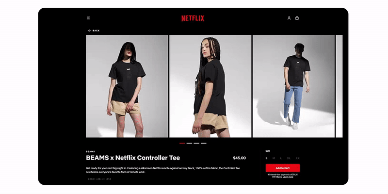 Product-page-of-netflix-shop