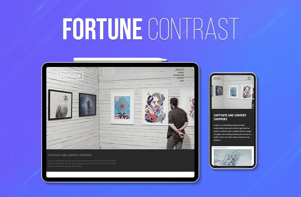 BigCommerce Free themes Fortune Contrast
