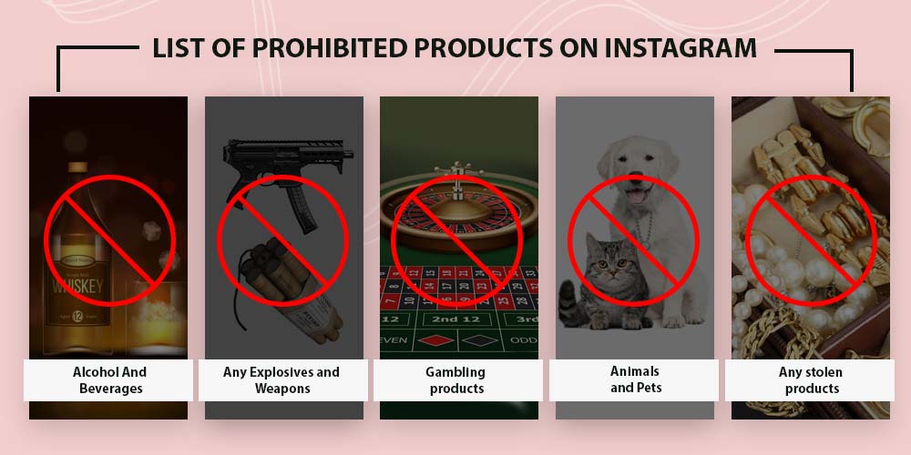 Prohibited products on Instagram