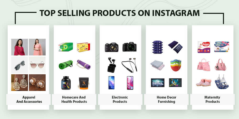 Top products on Instagram