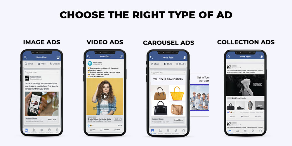 Types of facebook ads