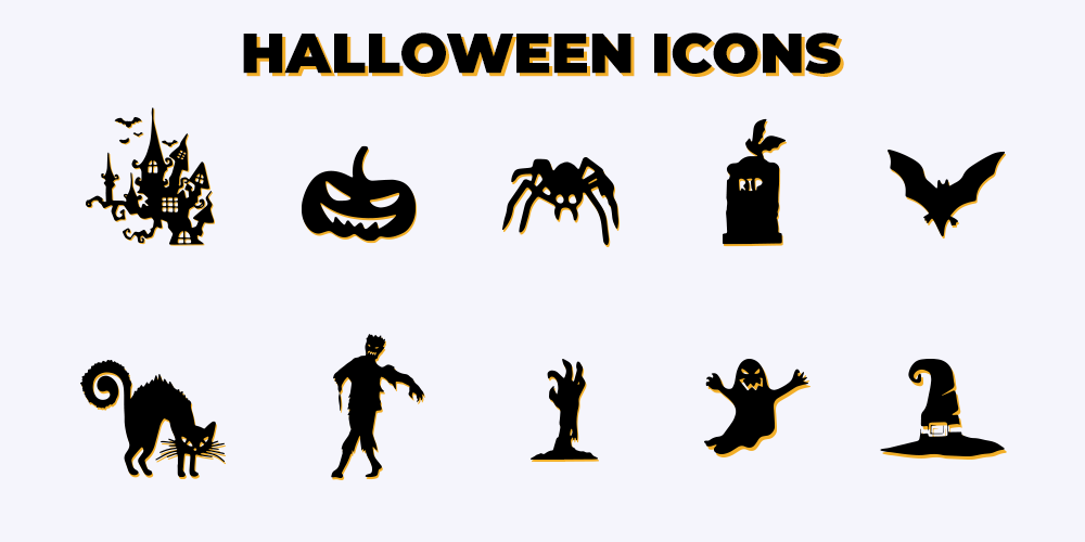 Halloween Icons for your store.