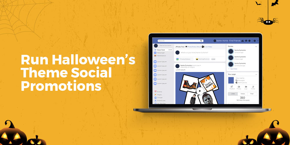 Social promotion on Facebook Shop for Halloween