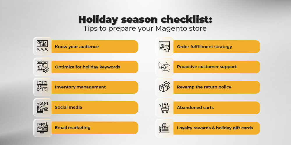 Magento holiday season checklist: Tips to prepare your Magento store