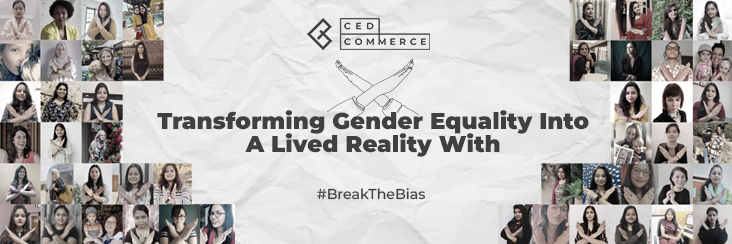 cedcommerce joins IWD break the boas movement leading to ender equality