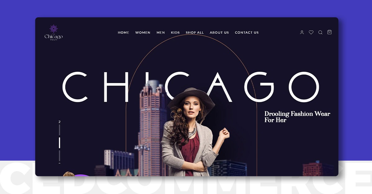 Chicago-Vault & Its sorted Shopify store design