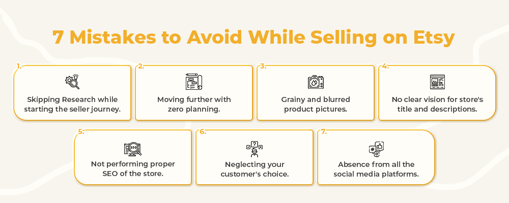 Common Mistakes to Avoid While Selling on Etsy