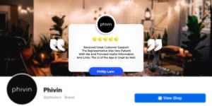 The Image shows the review provided by Philip Lam the founder of Phiviin.