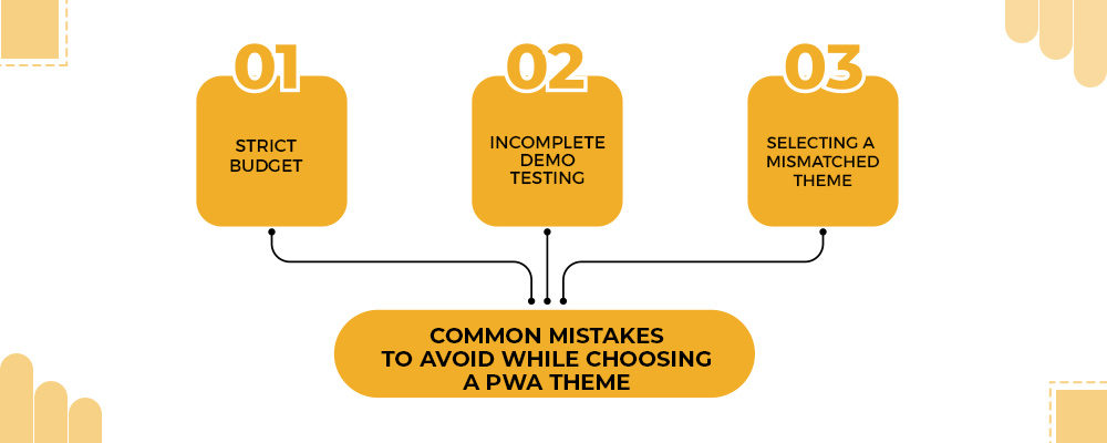 common mistakes while choosing a PWA theme for Magento 2