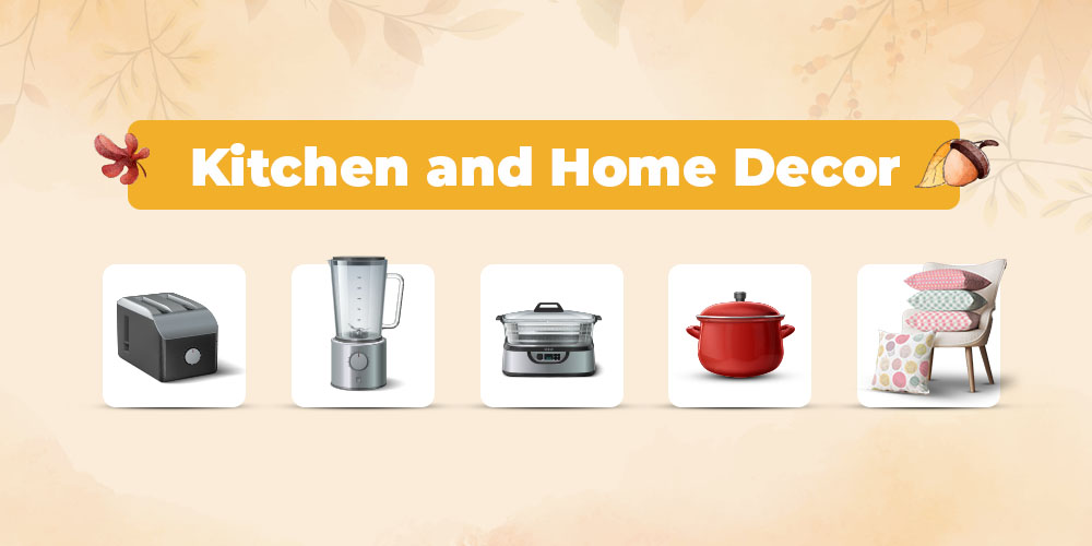 Kitchen and Home decor Product Categories