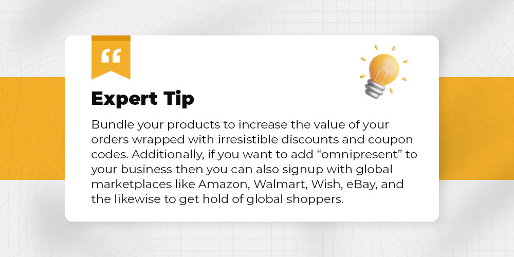 expert tip to sell general merchandise online