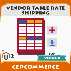 Vendor Table Rate Shipping Addon [M2]