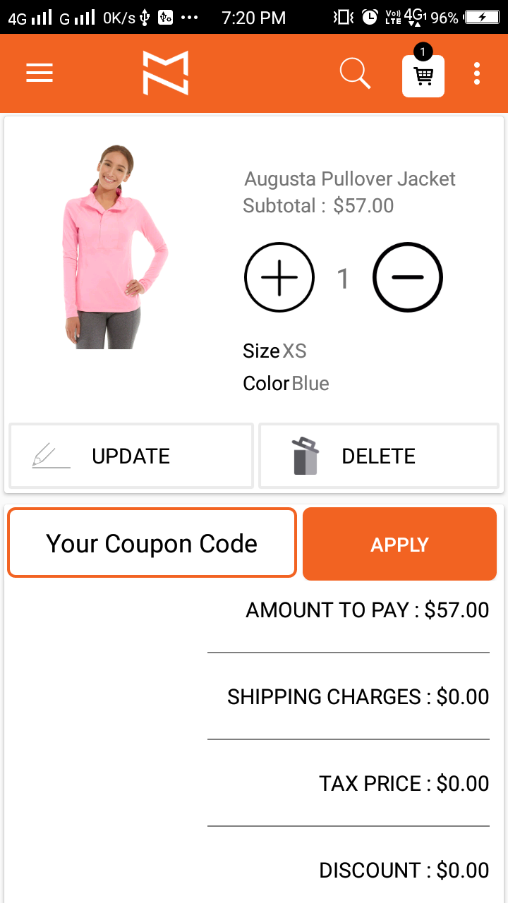 Magento 2 Mobile app Single Product View